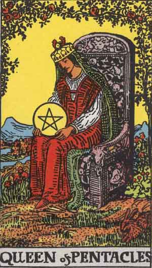 팬타클 퀸(Queen of Pentacles)