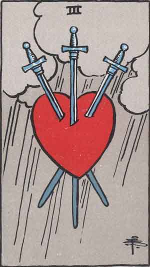 소드 3(Three of Swords)